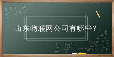 山東物聯(lián)網(wǎng)公司